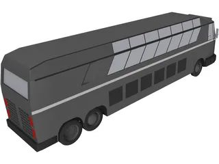 Tour Bus 3D Model