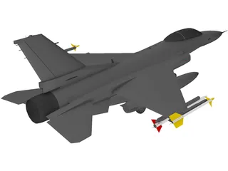 F-16C 3D Model