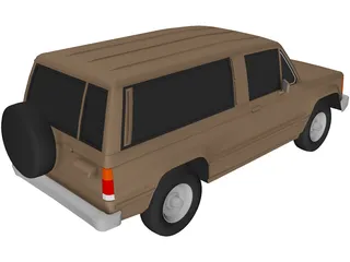 Isuzu Trooper (1986) 3D Model