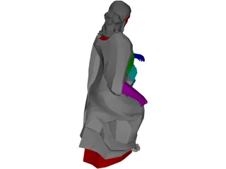 Greek Woman 3D Model