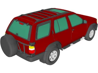 Nissan Pathfinder (1998) 3D Model