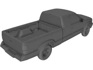 Chevrolet S10 Extended Cab Pickup (1996) 3D Model