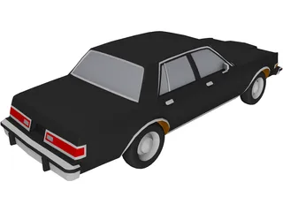 Dodge Diplomat (1983) 3D Model