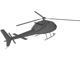 Eurocopter AS-355 Ecureuil 2 3D Model