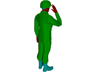 Soldier 3D Model