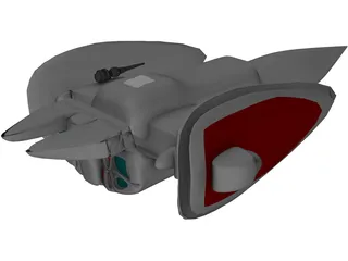 Voinian Spaceship 3D Model