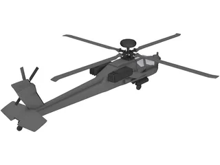 Boeing AH-64 Apache Longbow 3D Model