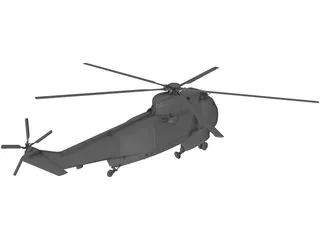 Sikorsky SH-3H Sea King 3D Model