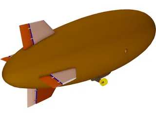 Blimp 3D Model
