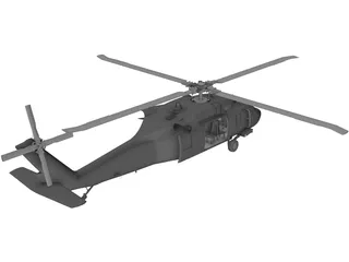 Sikorsky UH-60L Black Hawk [+Interior] 3D Model