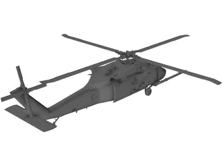 Sikorsky MH-60G [+Interior] 3D Model