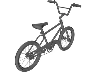 Bicycle BMX 3D Model