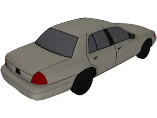 Ford Crown Victoria (2000) 3D Model