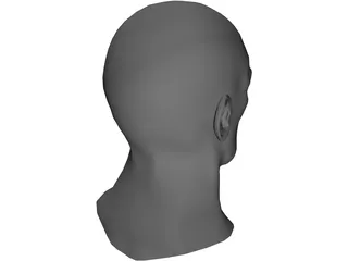 Head Male 3D Model