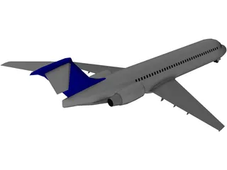 Boeing 717-200 3D Model