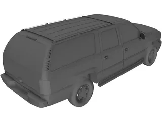 Chevrolet Suburban (2000) 3D Model