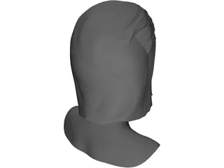 Head Female 3D Model