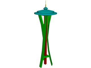 Space Needle 3D Model