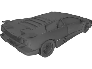 Lamborghini Diablo (1990) 3D Model