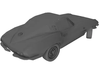 Chevrolet Corvette (1965) 3D Model