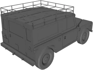 Land Rover (1972) 3D Model