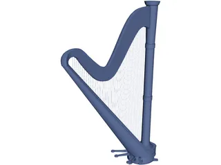 Harp 3D Model