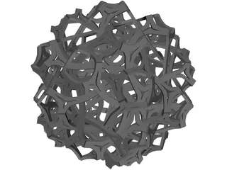 Buckyball 3D Model