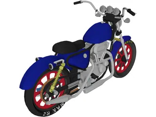 Motorcycle 3D Model