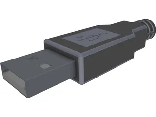 USB Connector 3D Model