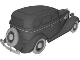GAZ M1 3D Model