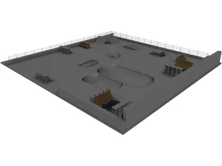 Skate Park 3D Model