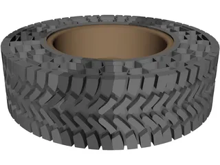 Run Flat Tire 3D Model