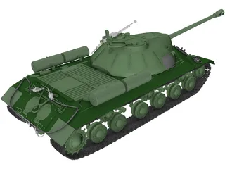 IS-3 Heavy Tank 3D Model