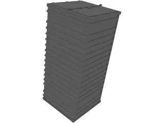 Container Shipping 20ft 3D Model