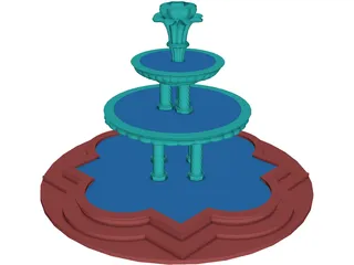 Fountain 3D Model