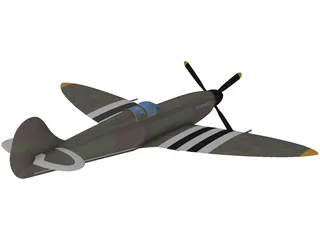 Supermarine Spitfire 3D Model