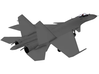 Sukhoi Su-37 Flanker-F 3D Model