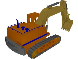 Excavator 3D Model