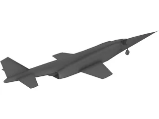 Douglas X-3 Stiletto 3D Model