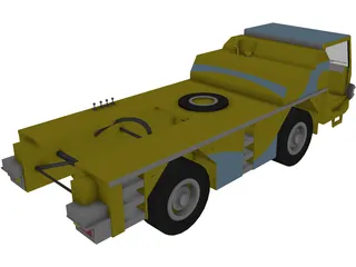 Airport Tug Truck 3D Model