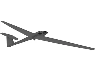 Schleicher ASK 21 Glider 3D Model