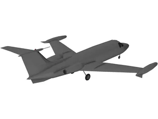 HFB-320 Hansa Jet 3D Model