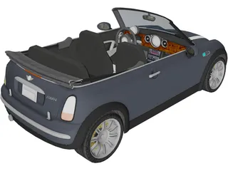 Mini Cooper Cabriolet 3D Model