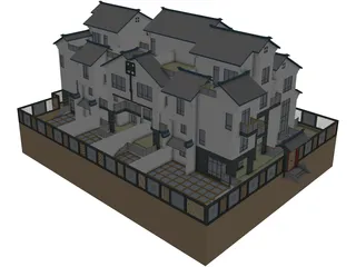 Villa 3D Model