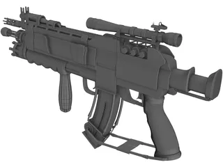 Gun 3D Model