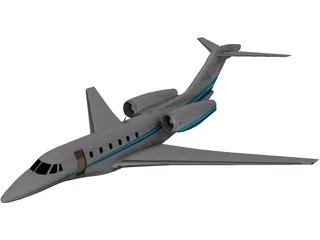 Cessna Citation X 3D Model