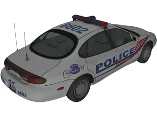 Ford Taurus Police 3D Model