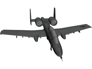 A-10 Warthog 3D Model