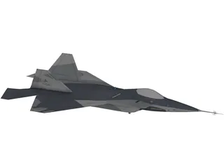 F-22 Raptor 3D Model