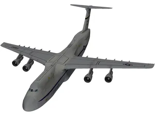 Lockheed C-5 Galaxy 3D Model